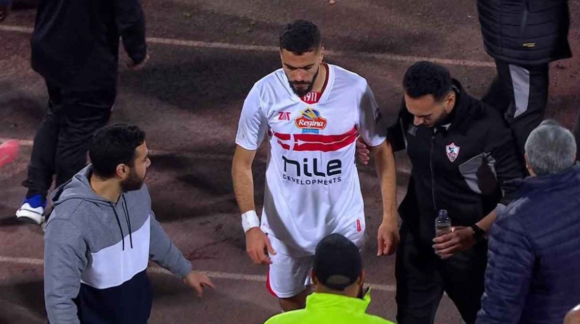 حقيقة إصابة محمود بنتايج في مباراة بيراميدز وموعد عودته للتدريبات الجماعية  بالزمالك